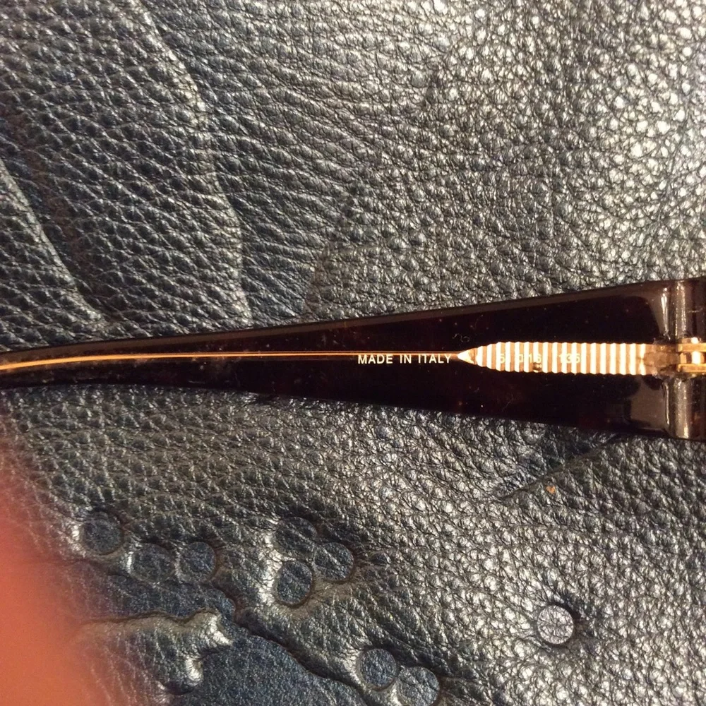 Calvin Klein Brown Rhinestone Eyeglasses Frames